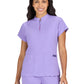 Women's Four-Pocket Ombre Zipper Neck Limited Edition Rena Top - 1130L - French Lavender