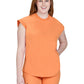 Women’s Two-Pocket Round Neck Scrub Top - 1137 - Heather Apricot
