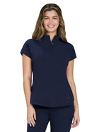 Women’s Two-Pocket Button Closure Scrub Top - 1139 - Navy