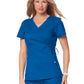 Women's 2-Pocket Adjustable Front-Tie Mock-Wrap Katelyn Scrub Top