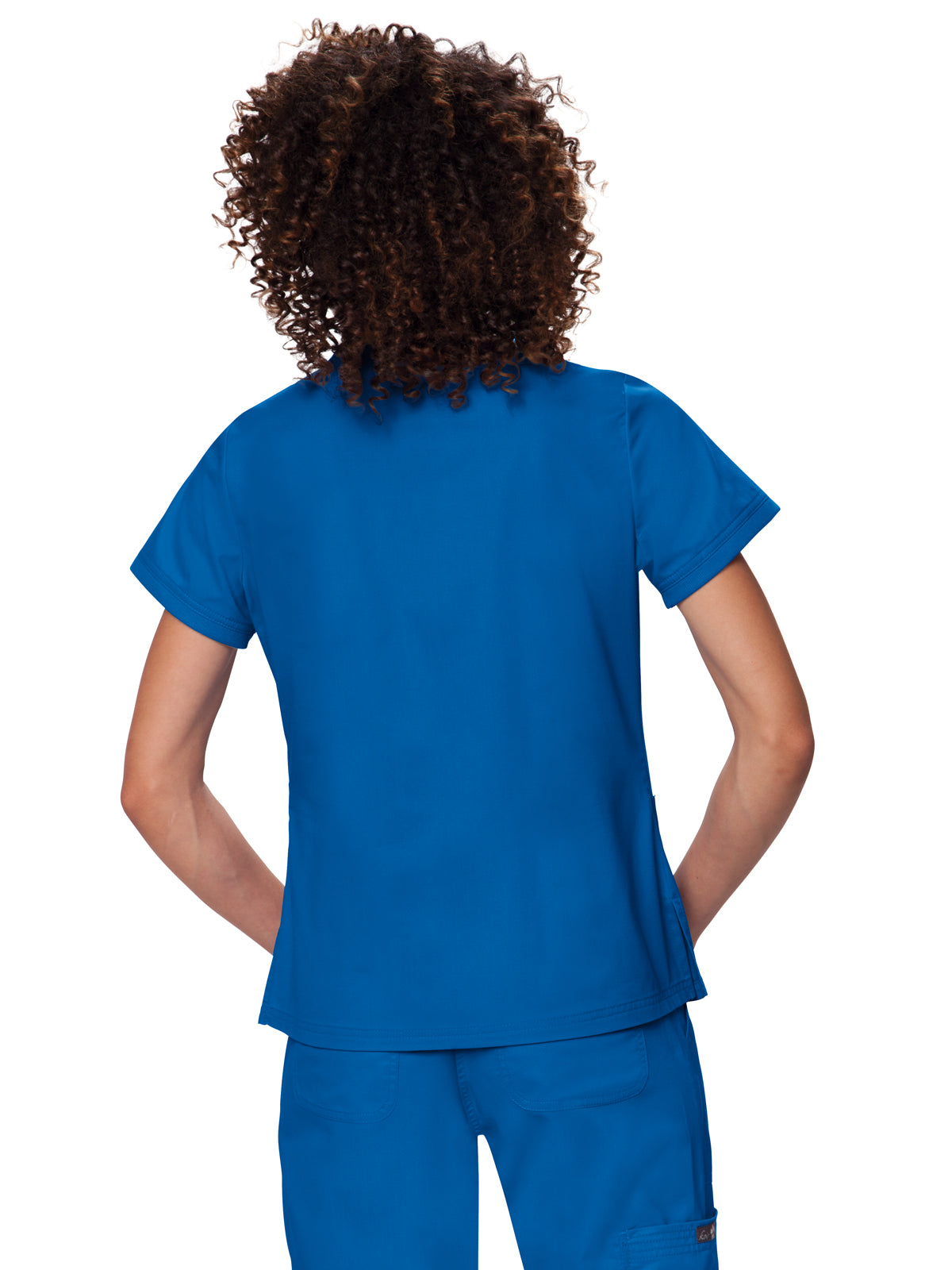 Women's 3-Pocket Soft Rib Trim V-Neck Nicole Scrub Top