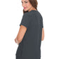 Women's 3-Pocket Soft Rib Trim V-Neck Nicole Scrub Top