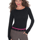 Women's Stretch Long-Sleeve Seamless Knit Divine Underscrub Tee