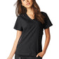 Women's Three-Pocket Mock-Wrap Philosophy Top - 316 - Black