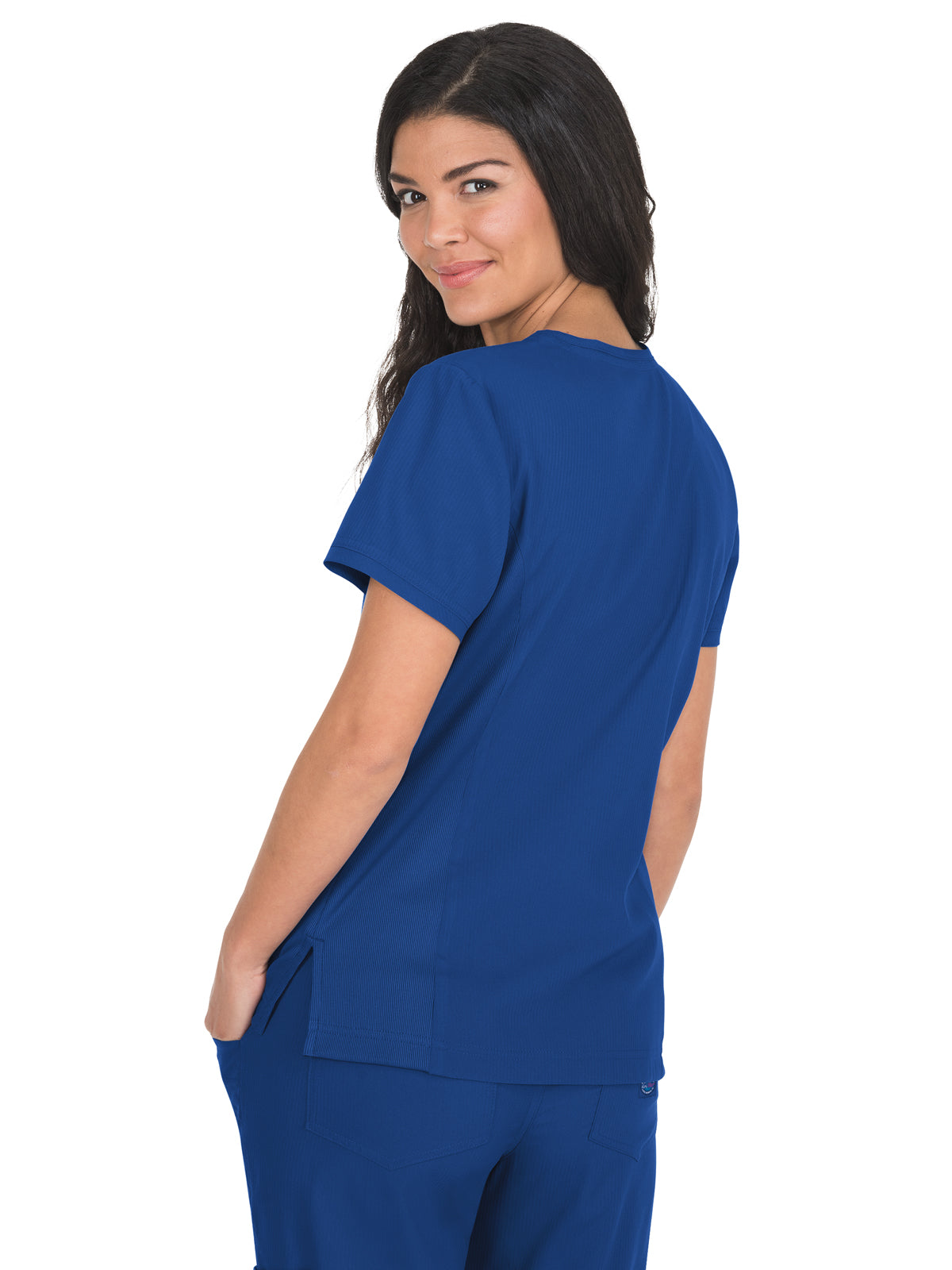 Women's 3-Pocket Mock-Wrap Philosophy Scrub Top