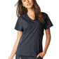 Women's Three-Pocket Mock-Wrap Philosophy Top - 316 - Charcoal