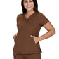 Women's Three-Pocket Mock-Wrap Philosophy Top - 316 - Walnut