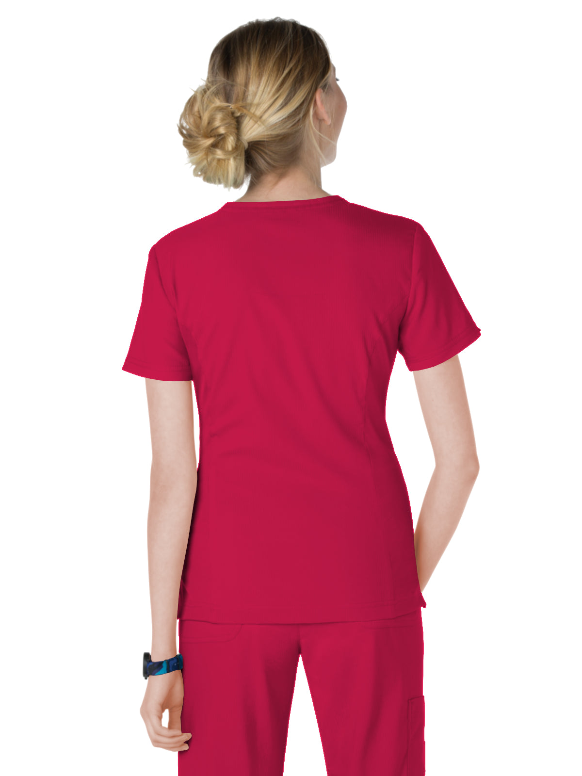 Women's 4-Pocket Zipper Neck Serenity Scrub Top