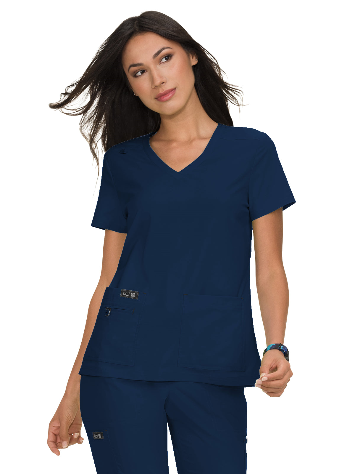 Women's 4-Pocket Stretch V-Neck Becca Scrub Top