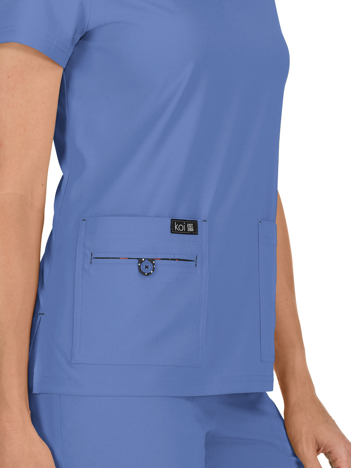 Women's 4-Pocket Stretch V-Neck Becca Scrub Top