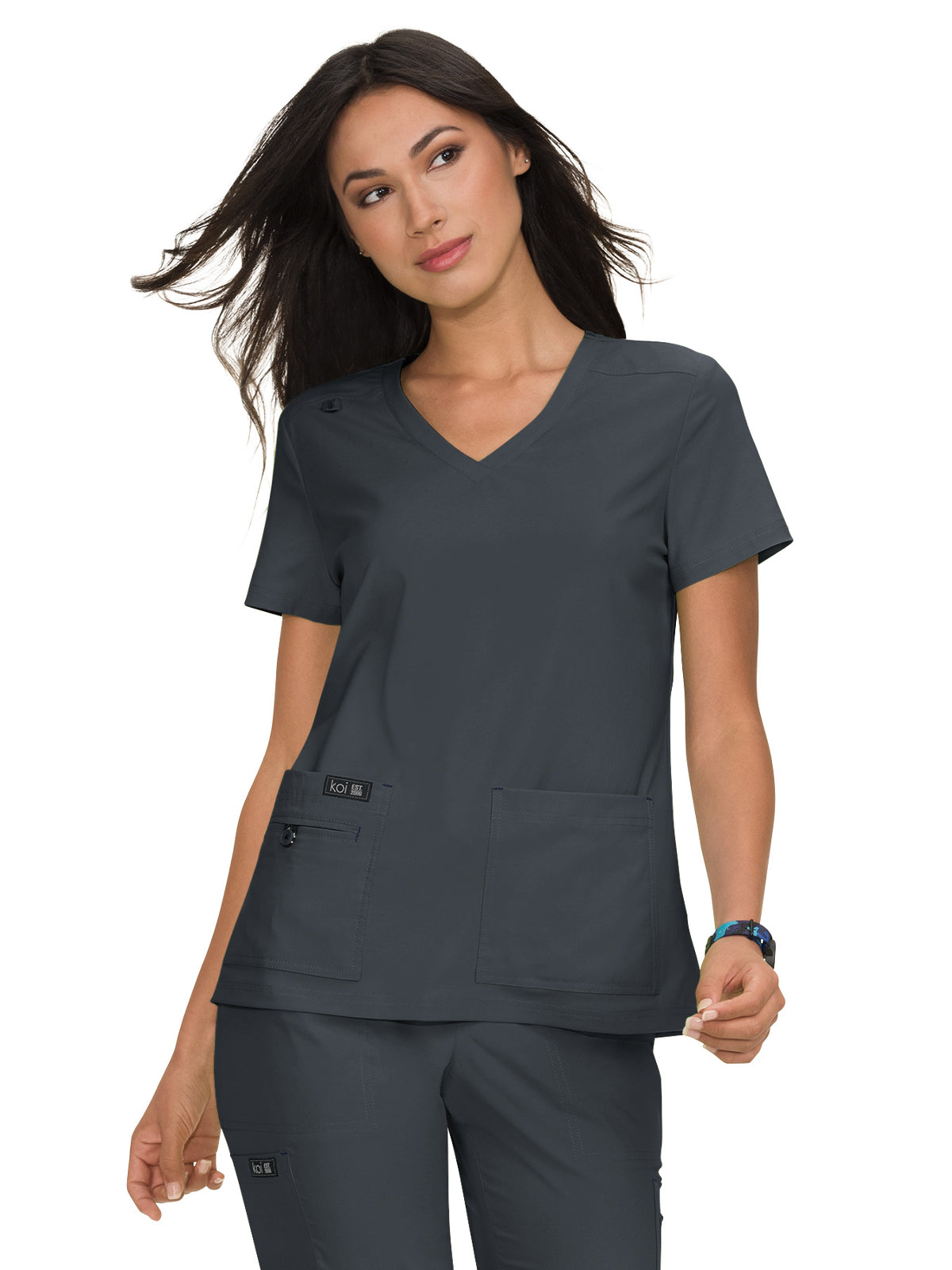 Women's 4-Pocket Stretch V-Neck Becca Scrub Top