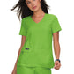 Women's Four-Pocket Stretch V-Neck Becca Top - 373 - Green Tea