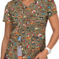 Women's Athletic-Inspired, Breathable Mesh Leslie Scrub Top