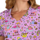 Women's Athletic-Inspired, Breathable Mesh Leslie Scrub Top