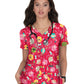 Women's Athletic-Inspired, Breathable Mesh Leslie Scrub Top