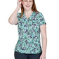 Women's Two-Pocket Print Top - 384PRA - Pandas