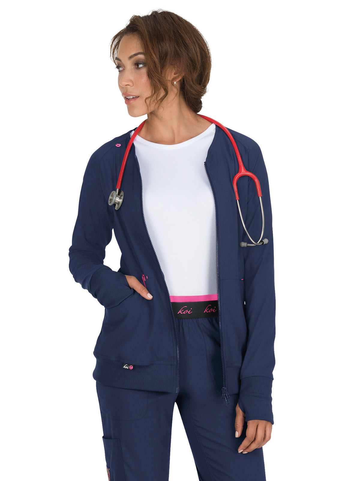 Women's 3-Pocket 2-Way Zipper Clarity Jacket