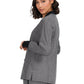 Women's 4-Pocket Rib Collar Andrea Scrub Jacket