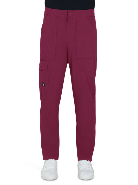 Men’s Nine-Pocket Ondra Scrub Pant - 610 - Wine
