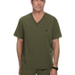 Men's One-Pocket V-Neck Tuck-In On Call Top - 671 - Olive Green