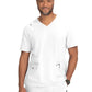 Men's Four-Pocket V-Neck Free To Be Top - 672 - White