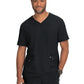 Men's Four-Pocket V-Neck Free To Be Top - 672 - Black