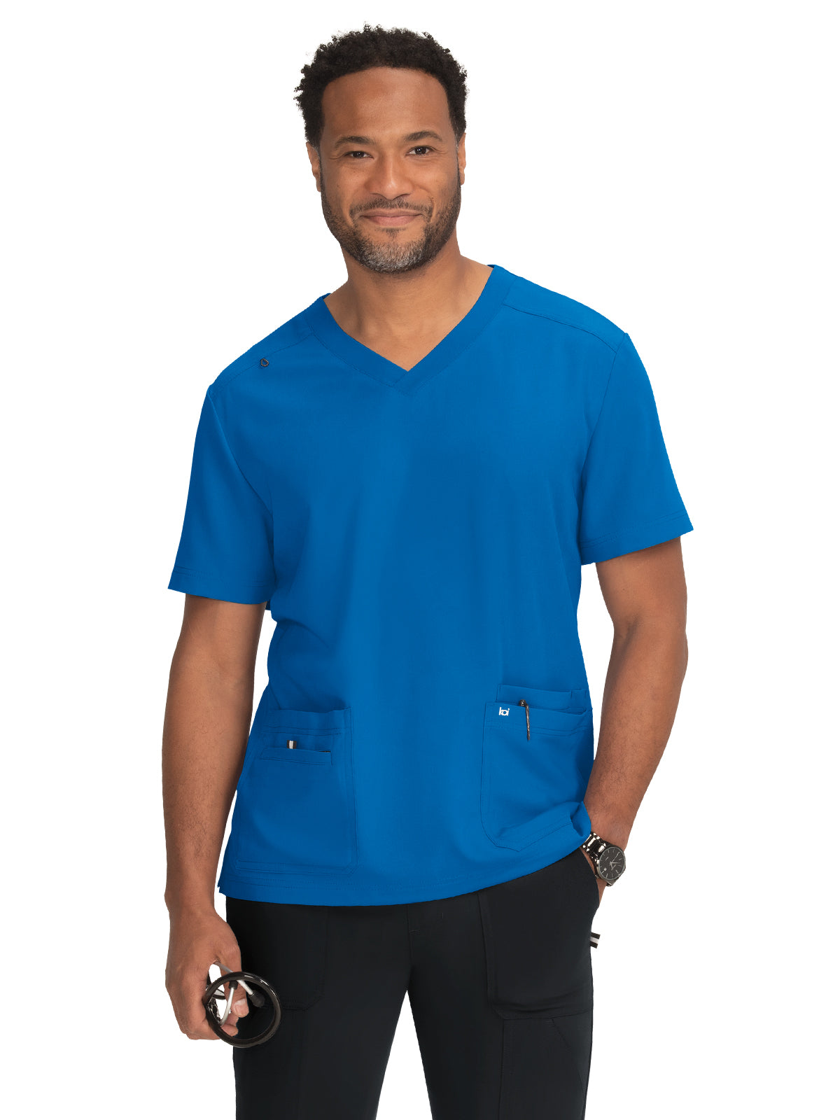 Men's 4-Pocket  V-Neck Free To Be Top