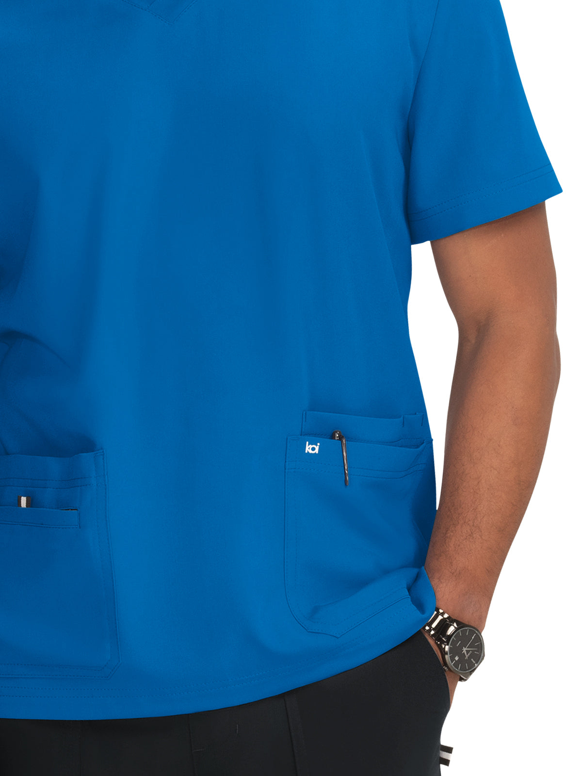 Men's 4-Pocket  V-Neck Free To Be Top