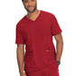Men's Four-Pocket V-Neck Free To Be Top - 672 - Ruby