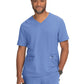 Men's 4-Pocket  V-Neck Free To Be Scrub Top