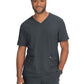 Men's Four-Pocket V-Neck Free To Be Top - 672 - Charcoal