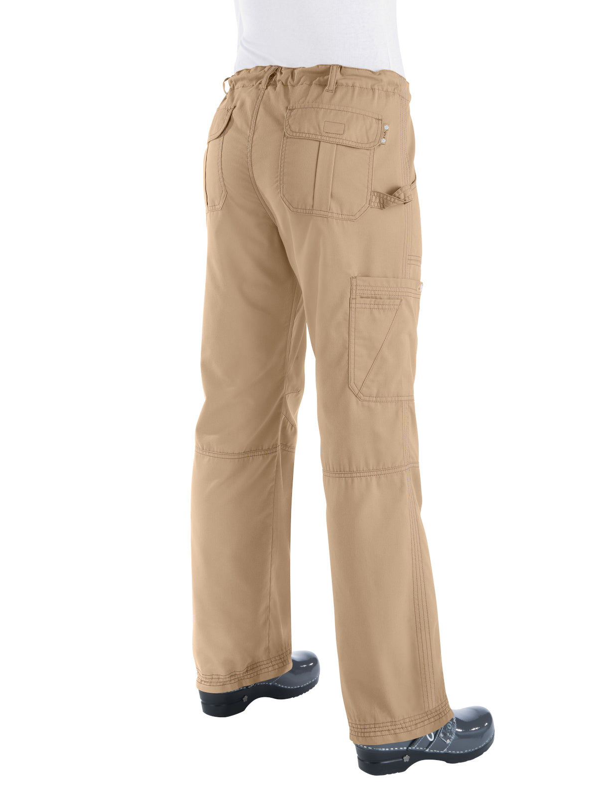 Women's 7-Pocket Adjustable Drawstring Lindsey Cargo Scrub Pant