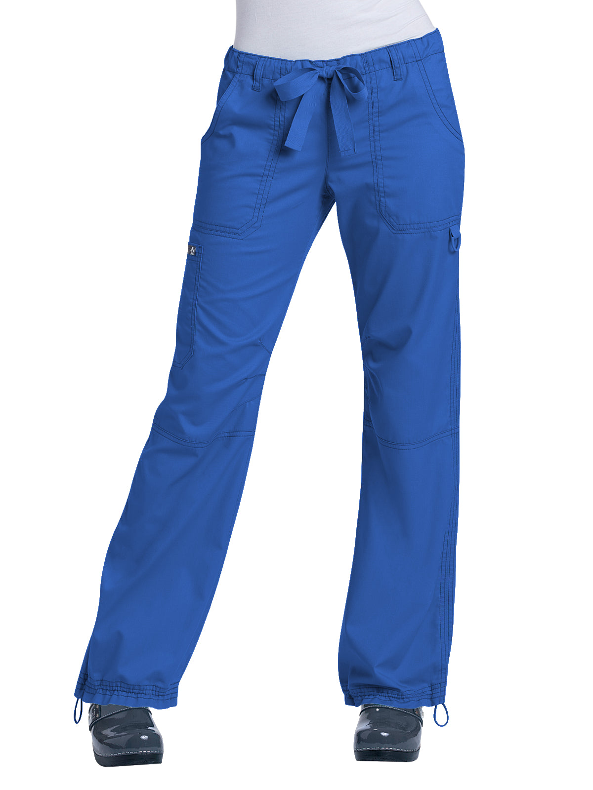 Women's Seven-Pocket Adjustable Drawstring Lindsey Cargo Pant - 701 - Royal Blue