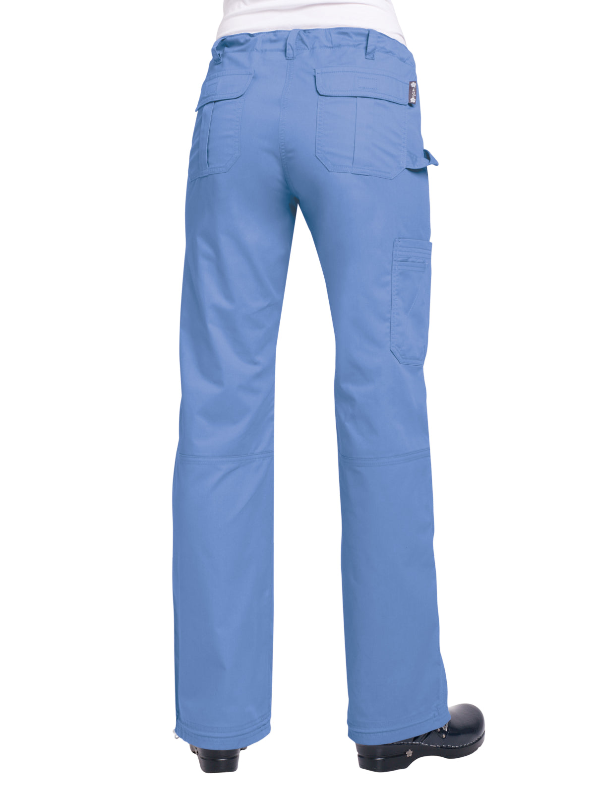 Women's 7-Pocket Adjustable Drawstring Lindsey Cargo Scrub Pant