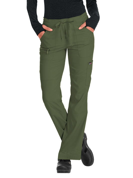 Women's Six-Pocket Stretch Peace Pant - 721 - Olive Green