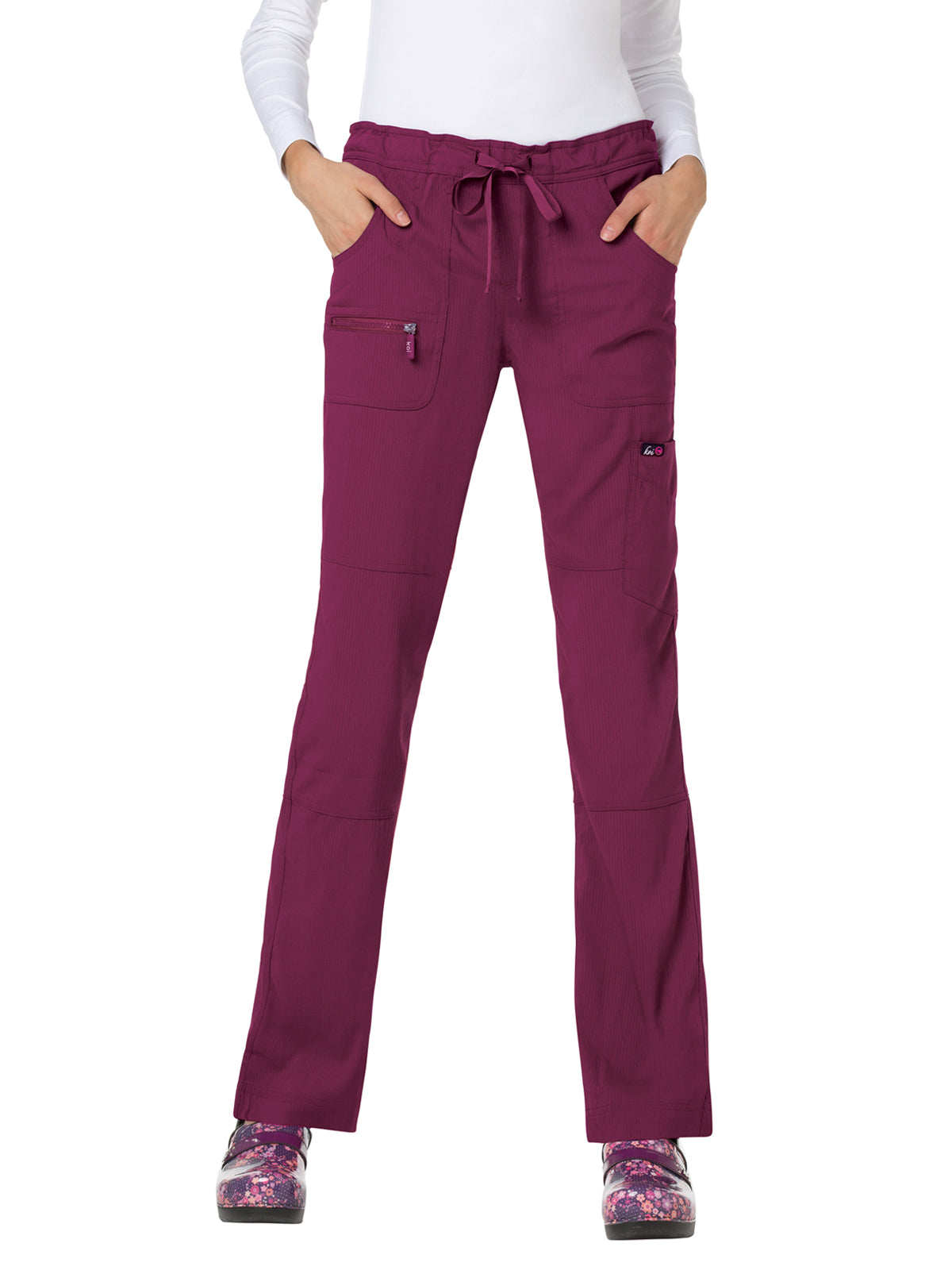 Women's Six-Pocket Stretch Peace Pant - 721 - Wine