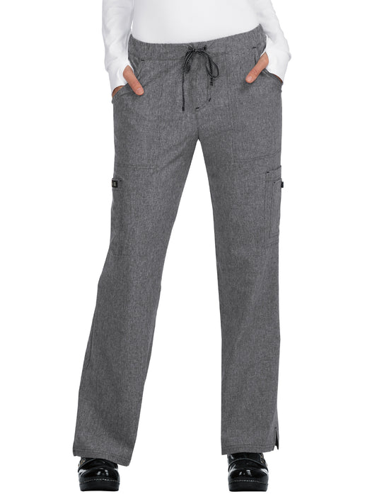 Women's Eight-Pocket Stretch Cargo Holly Pant - 731 - Heather Grey