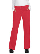Women's Eight-Pocket Stretch Cargo Holly Pant - 731 - Heather Candy Red