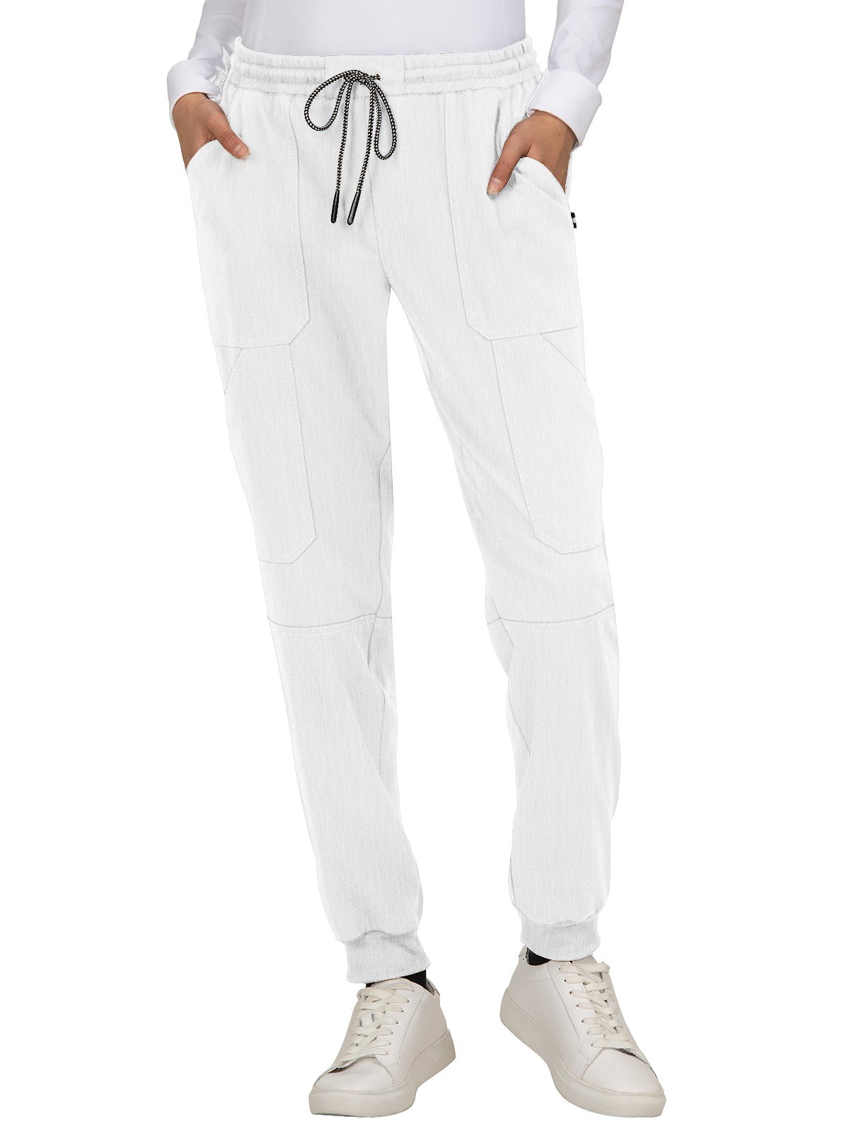 Women's Seven-Pocket Stretch Jogger Good Vibe Pant - 740 - White