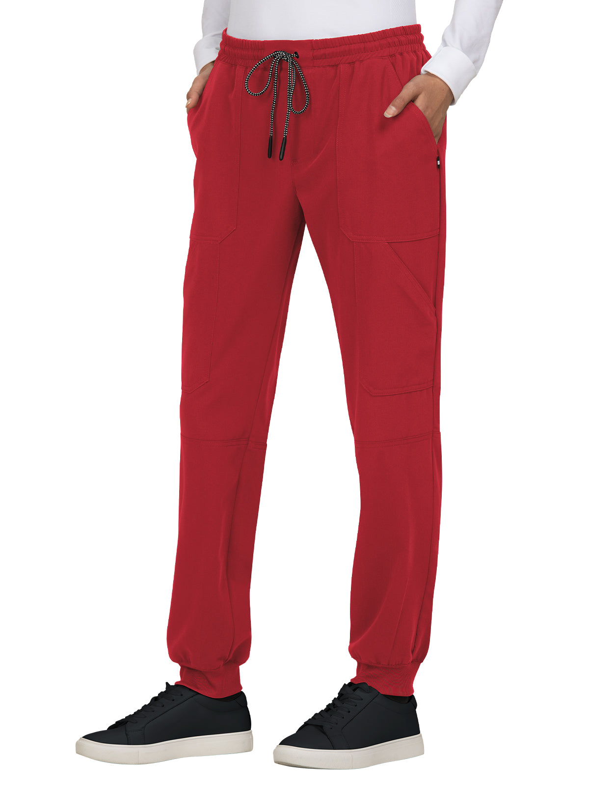 Women's Seven-Pocket Stretch Jogger Good Vibe Pant - 740 - Ruby