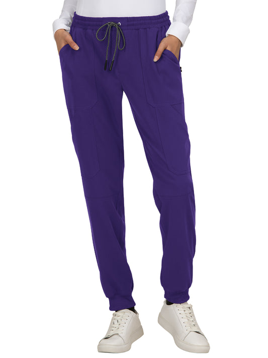 Women's 7-Pocket Stretch Jogger Good Vibe Scrub Pant