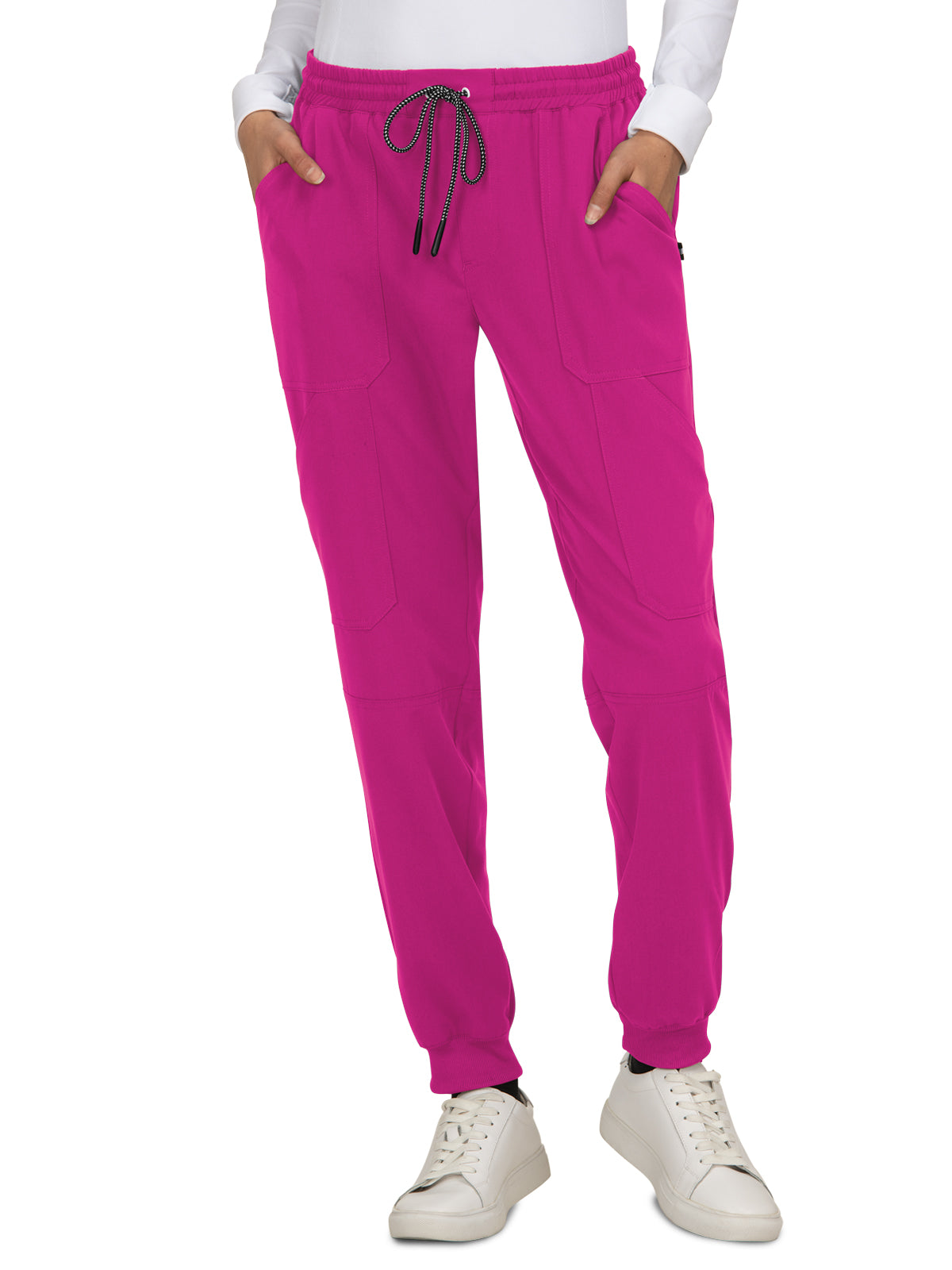 Women's Seven-Pocket Stretch Jogger Good Vibe Pant - 740 - Azalea Pink