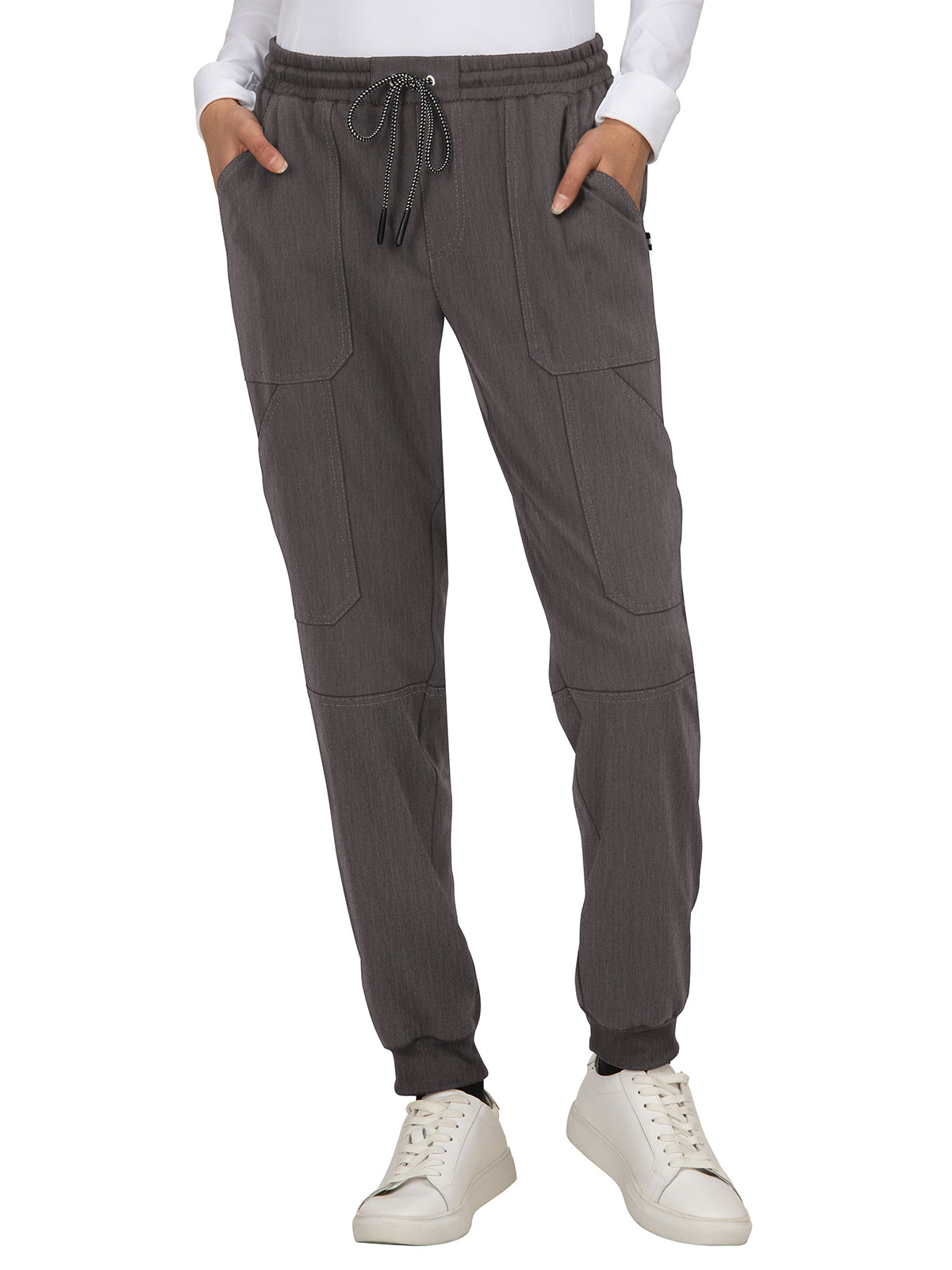 Women's Seven-Pocket Stretch Jogger Good Vibe Pant - 740 - Heather Grey