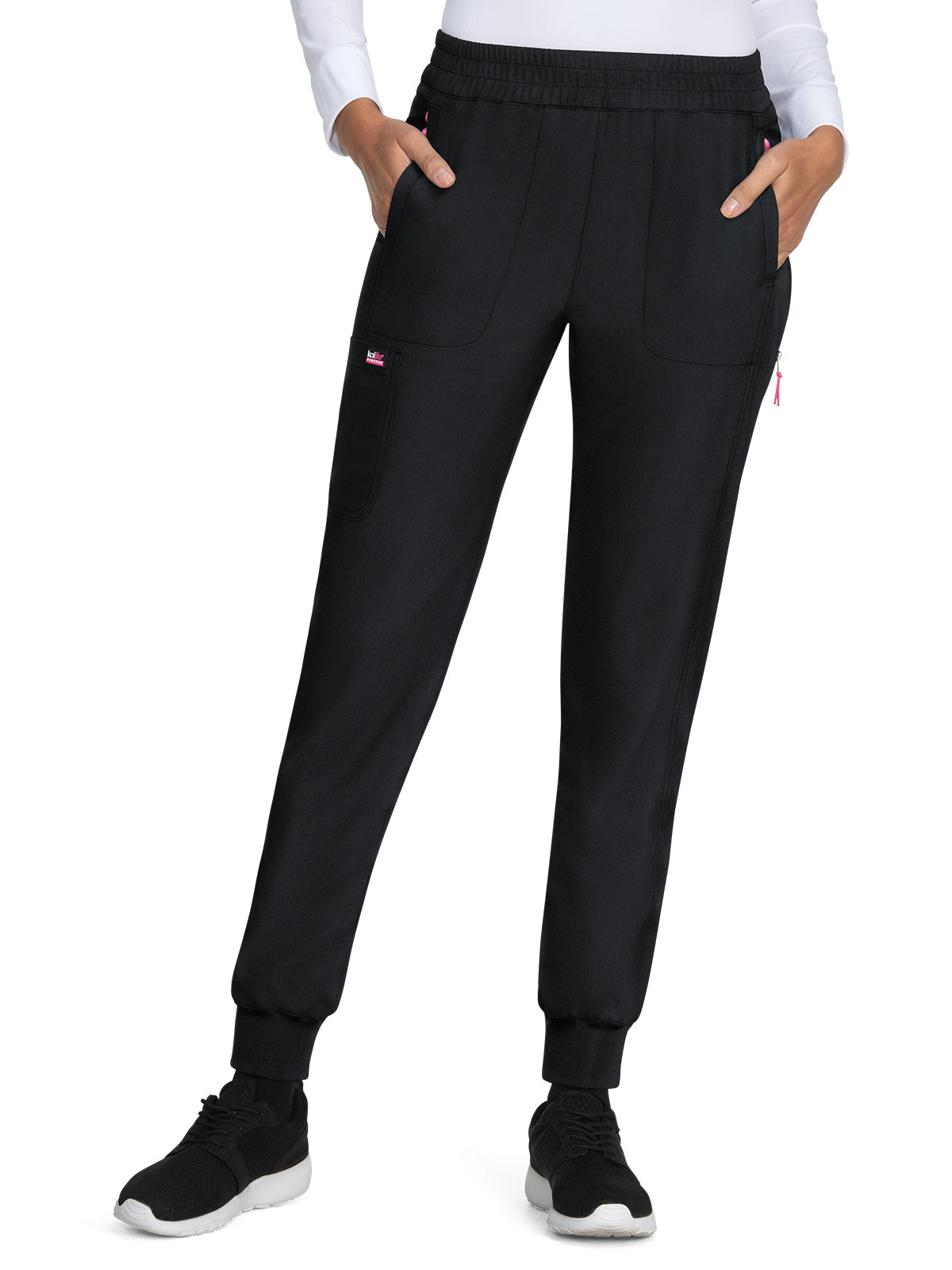 Women's 7-Pocket Easy Fit Elastic Waist Jogger Power Pant