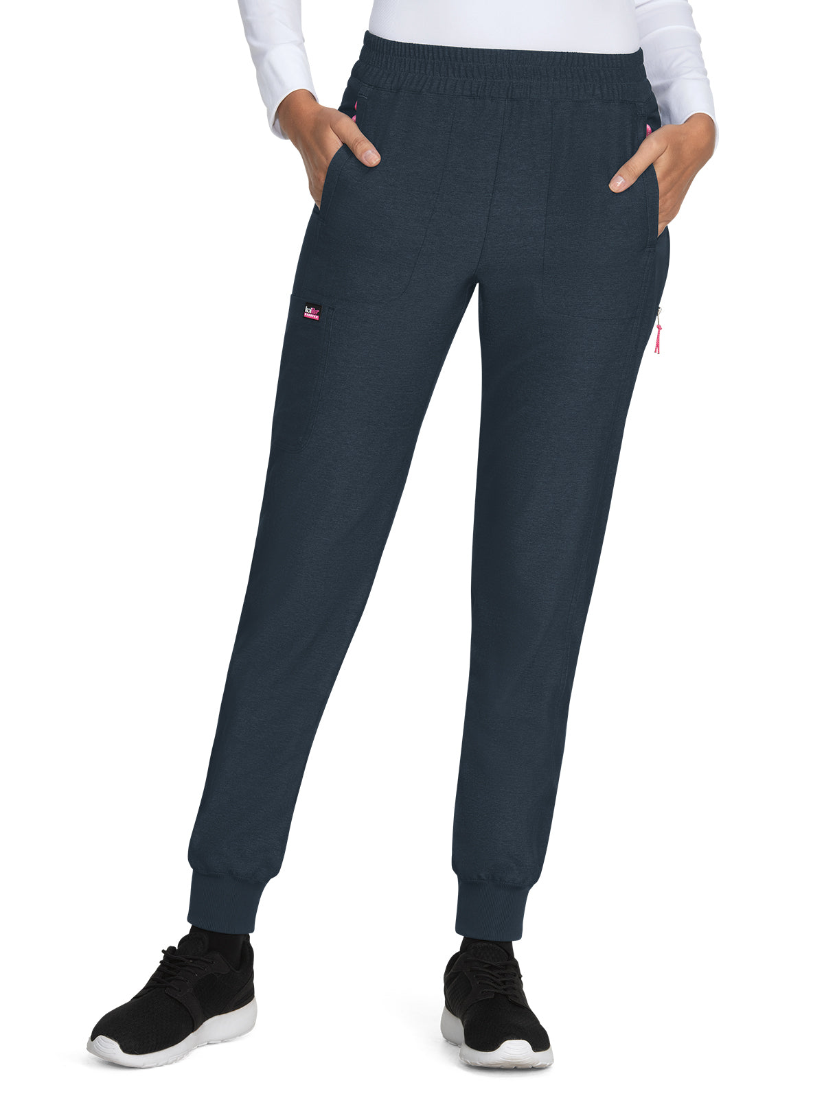 Women's 7-Pocket Easy Fit Elastic Waist Jogger Power Scrub Pant