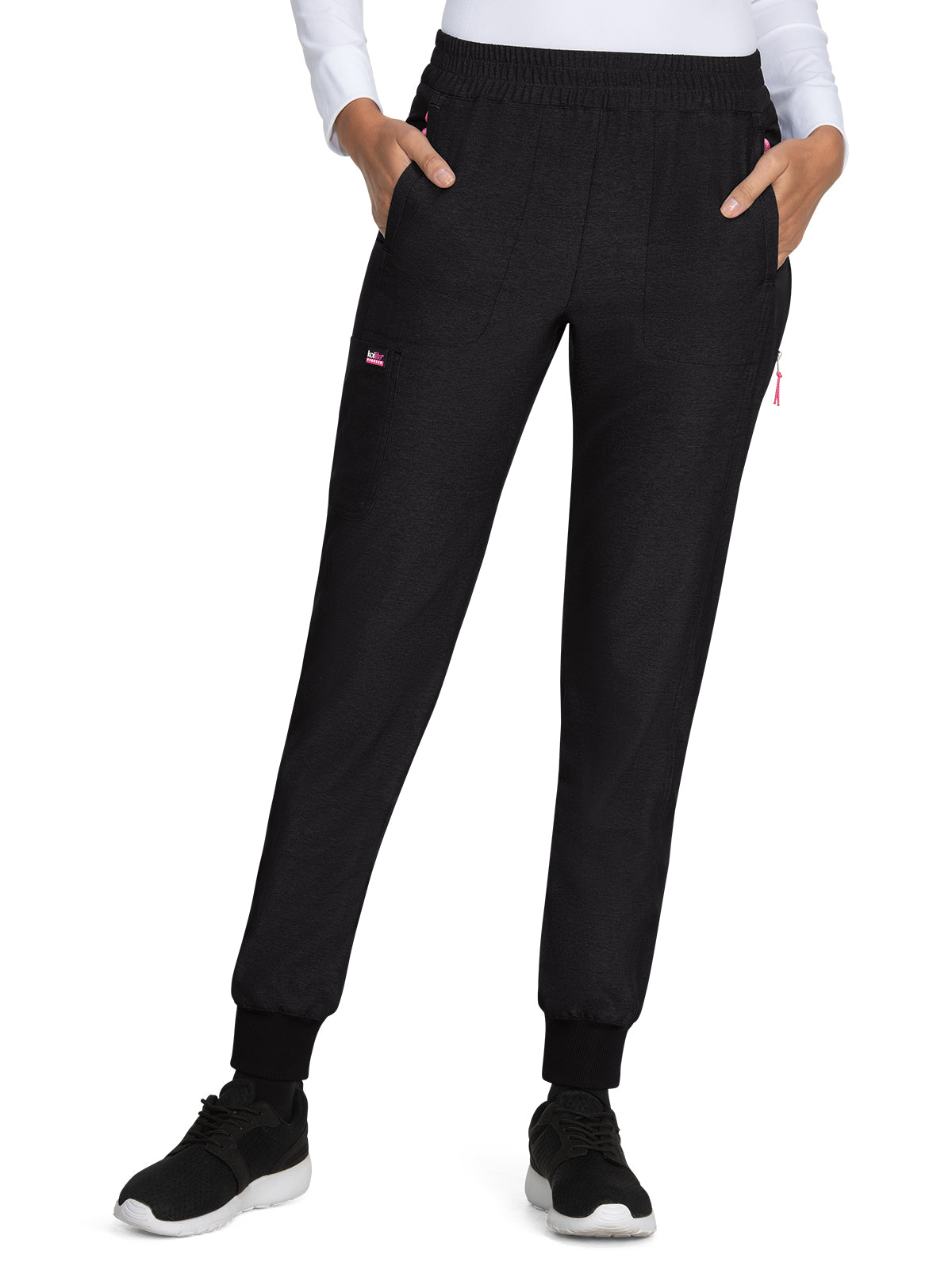 Women's 7-Pocket Easy Fit Elastic Waist Jogger Power Scrub Pant