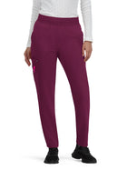 Women's Seven-Pocket Jogger-Style Smart Daily Pant - 756 - Wine