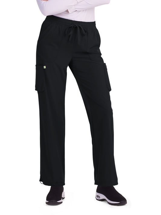 Women's Six-Pocket Adjustable Cinch Dunia Pant - 773 - Black