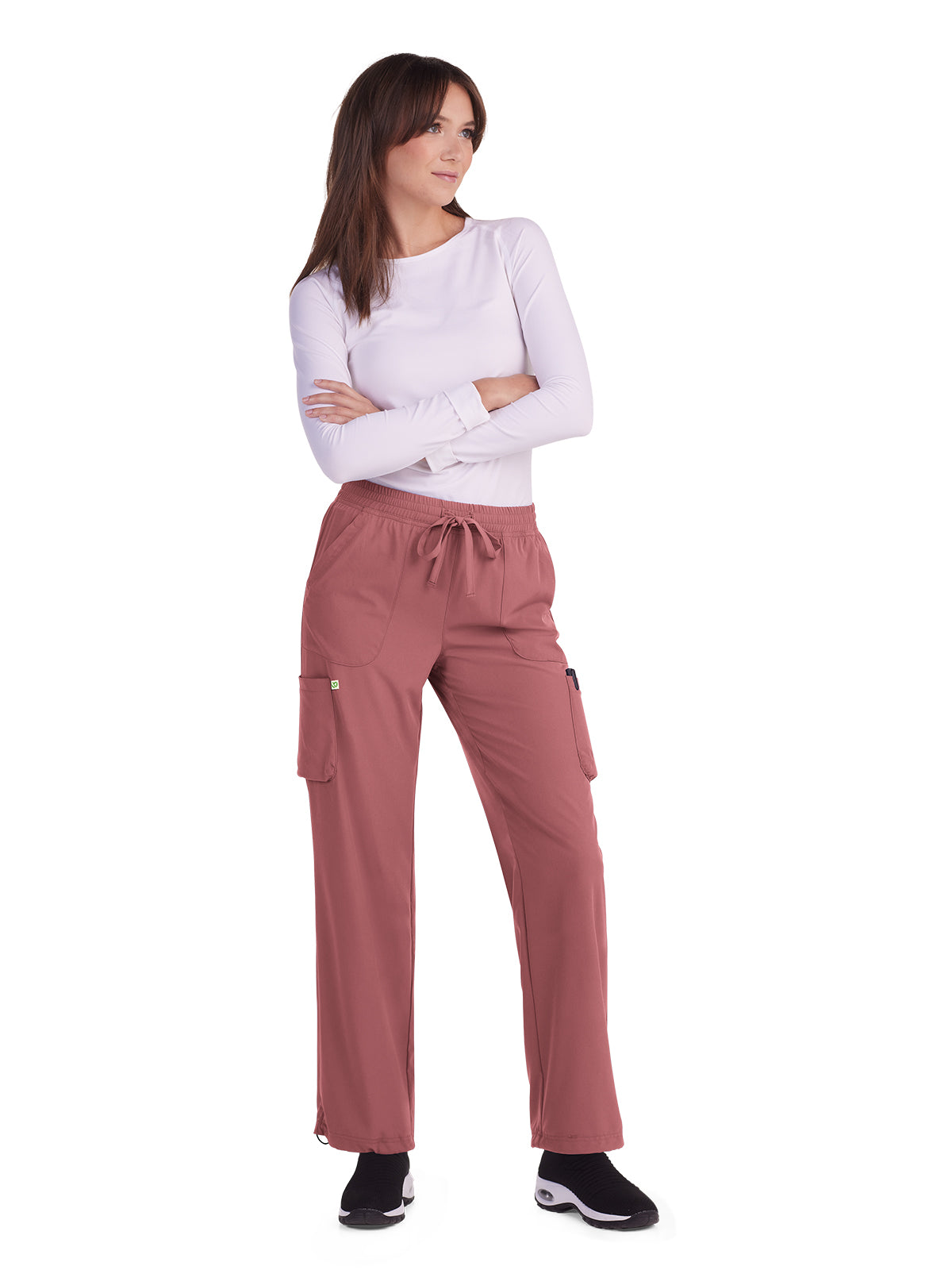 Women's Drawstring Elastic Adjustable Cinch Dunia Scrub Pant