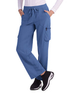 Women's Six-Pocket Adjustable Cinch Dunia Pant - 773 - Slate Blue